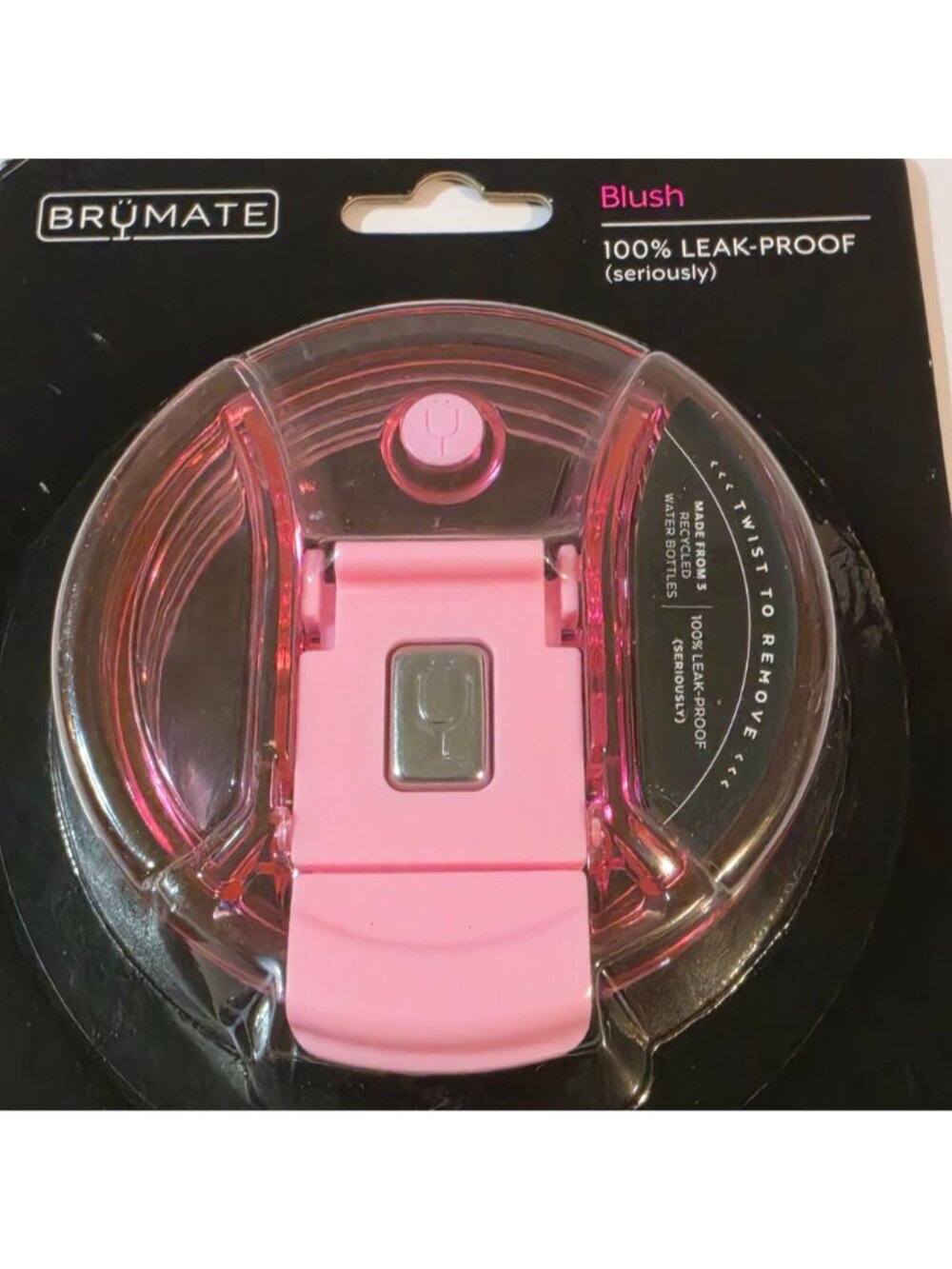 New BrüMate MultiShaker BevLock Replacement Lid Blush Pink 100% Leakproof NIP - Picture 3 of 6